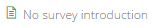 Collect survey introduction