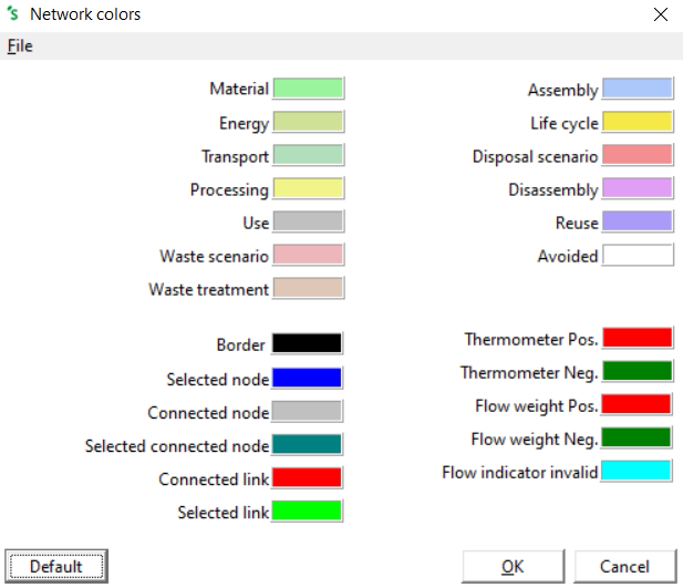How to change arrows' color in the Network or Tree view?